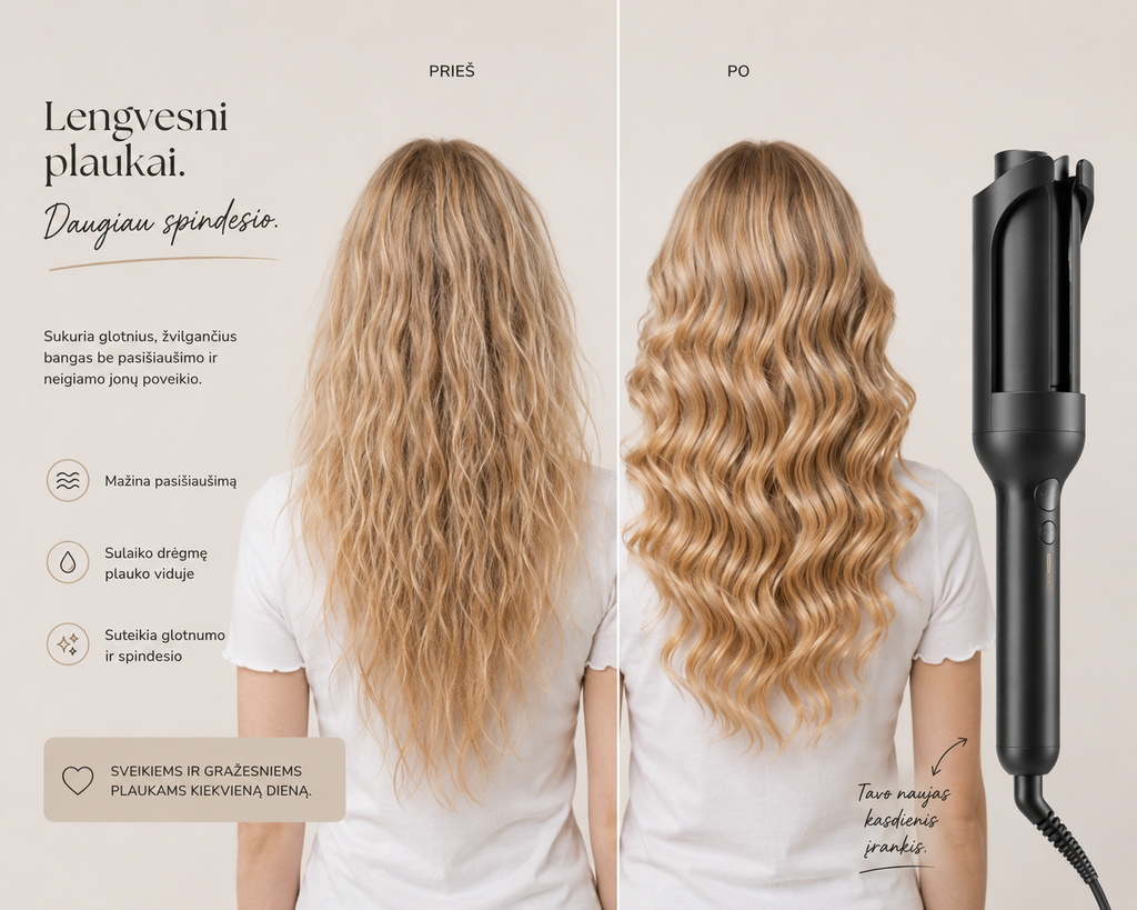 PopCurls tvarkingesnis plaukų vaizdas